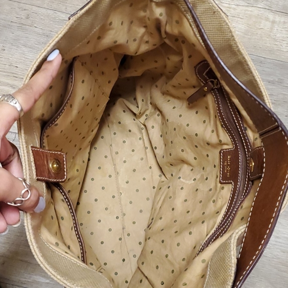Kate Spade Leather Canvas Hobo Bag - Picture 7 of 14